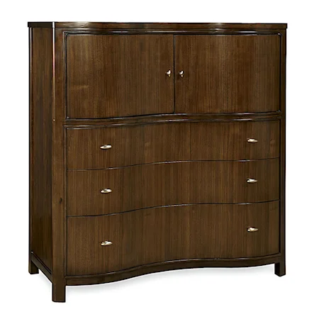 Door Chest with 3 Drawers